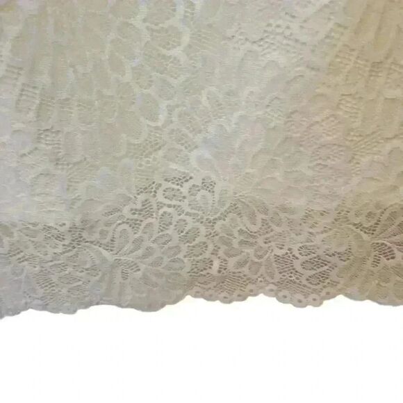 Sweet Salt Women's Ivory Stretch Lace Lined Modest Dress - Picture 6 of 13